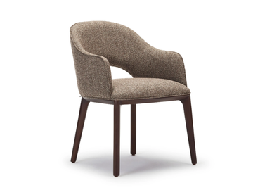 JOY - Fabric chair with armrests by Papell Design - view 3